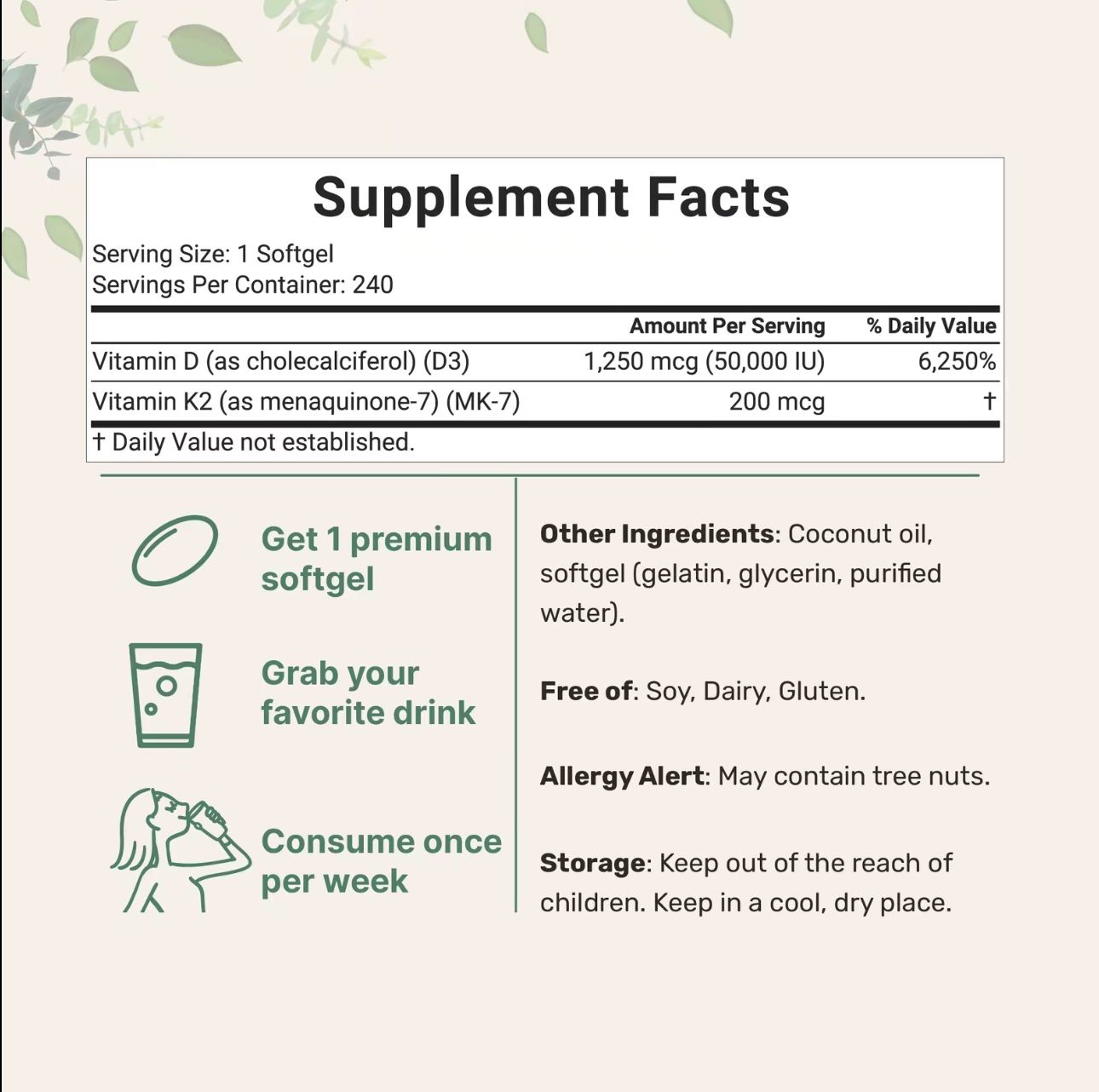 MicroDuo™ Vitamin D3 & K2